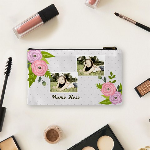 Cosmetic Bag (s): Ranunculus Flowers2 By Jennyl Back