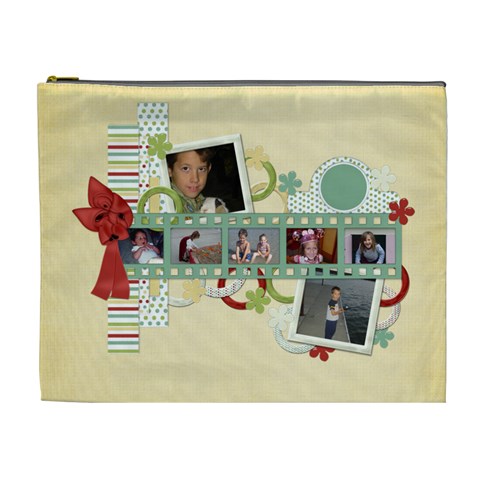 Hh  Lg Cosmetic Bag  By Lisa Minor Front