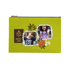 Cosmetic Bag (L): Keep Calm - Cosmetic Bag (Large)