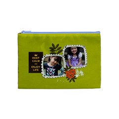 Cosmetic Bag (M):  Keep Calm - Cosmetic Bag (Medium)