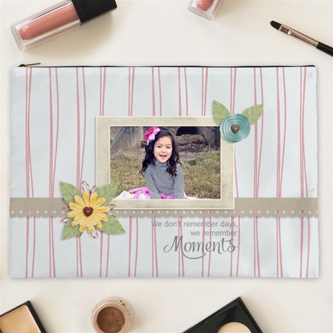 Cosmetic Bag (xxl): Moments By Jennyl Front