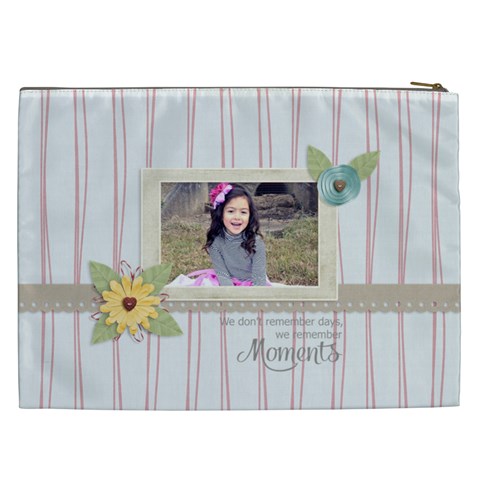 Cosmetic Bag (xxl): Moments By Jennyl Back