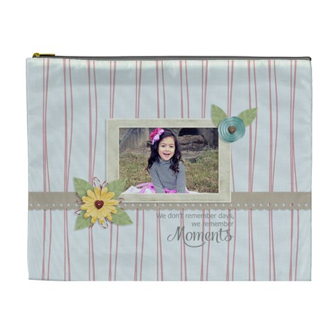 Cosmetic Bag (xl): Moments By Jennyl Front