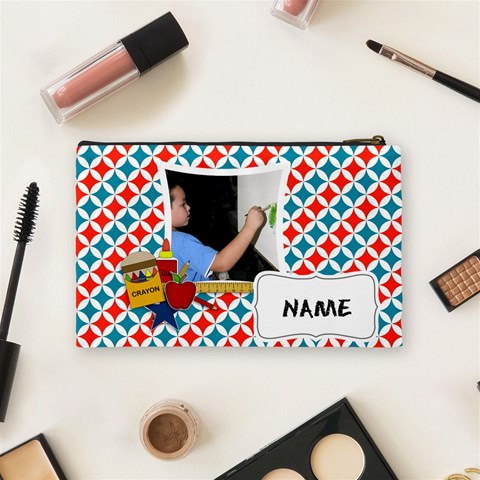 Cosmetic Bag (m): School Stuff2 By Jennyl Back
