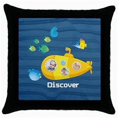 kids lego - Throw Pillow Case (Black)