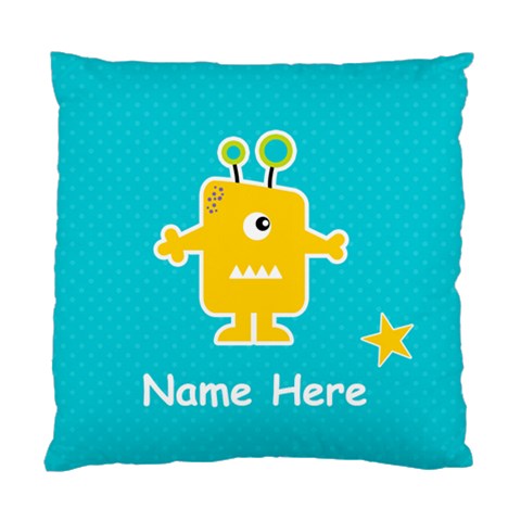 Cushion Case (two Sides) : Monster 1 By Jennyl Back
