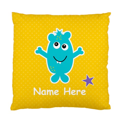 Cushion Case (two Sides) : Monster 3 By Jennyl Back
