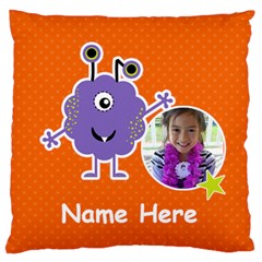 Large Cushion Case (One Side) : Monster 5