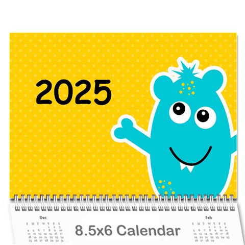 Wall Calendar 8 5 X 6: My Monsters By Jennyl Cover
