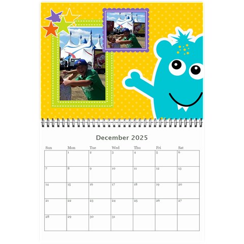 Wall Calendar 8 5 X 6: My Monsters By Jennyl Dec 2025
