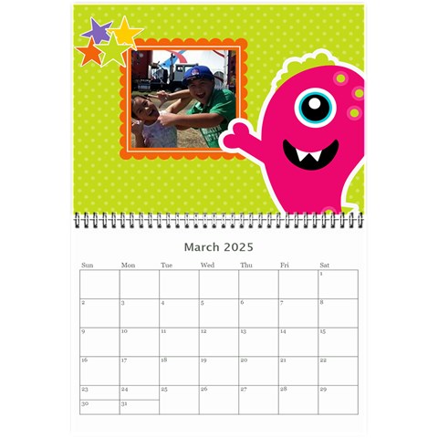 Wall Calendar 8 5 X 6: My Monsters By Jennyl Mar 2025