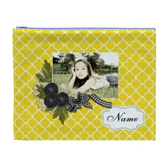 Cosmetic Bag (XL): Black Ribbon