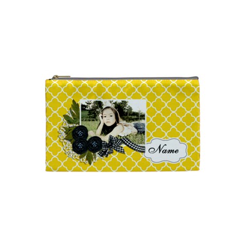 Cosmetic Bag (s):  Black Ribbon By Jennyl Front