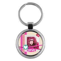 love - Key Chain (Round)