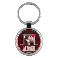 love - Key Chain (Round)