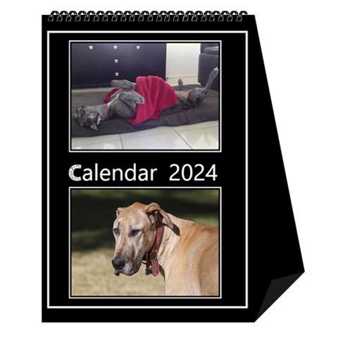 Black And White Mutli Photo Calendar 2024 By Deborah Cover