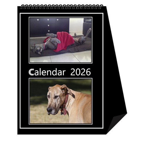 Black And White Mutli Photo Calendar 2026 By Deborah Cover