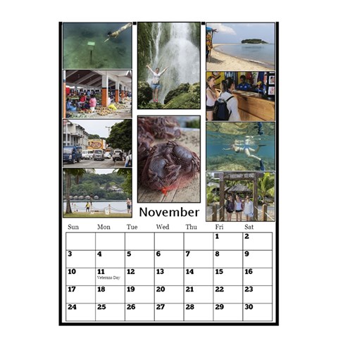 Black And White Mutli Photo Calendar 2024 By Deborah Nov 2024