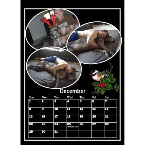Black And White Mutli Photo Calendar 2024 By Deborah Dec 2024