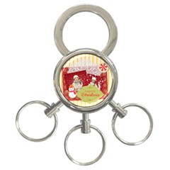 xmas - 3-Ring Key Chain