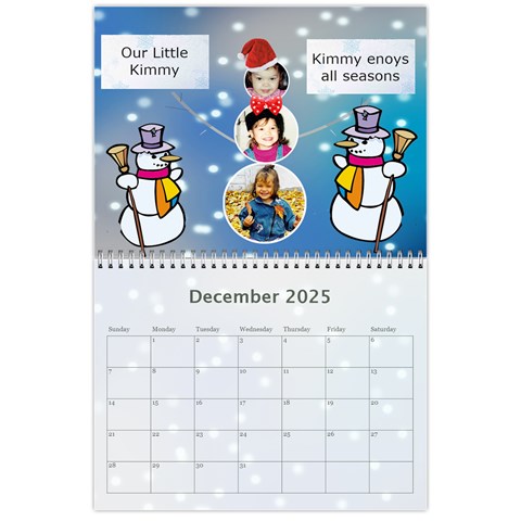Any Occcassion  Calendar 2025 By Kim Blair Dec 2025