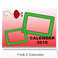 Ladybug - Calendar 2015 - Wall Calendar 11  x 8.5  (12-Months)