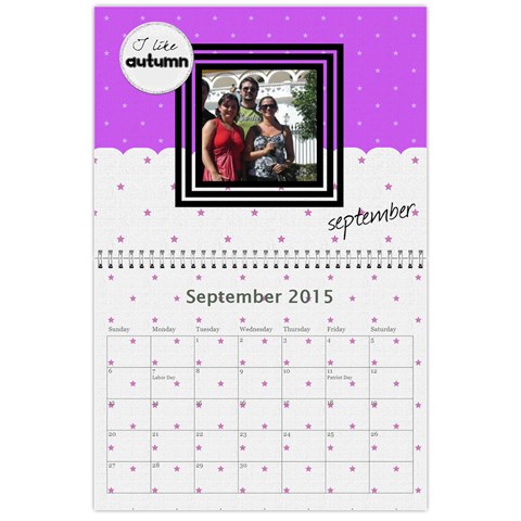 My Calendar 2015 By Carmensita Sep 2015
