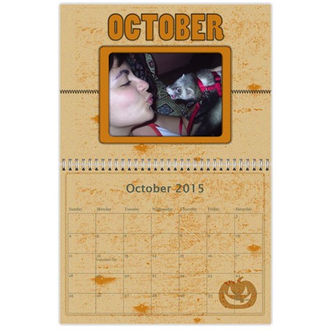Calendar 2015 By Carmensita Oct 2015