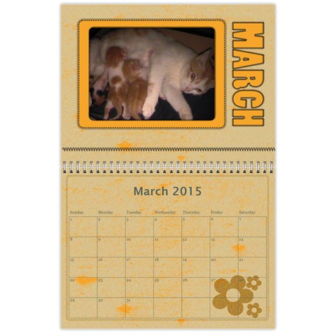 Calendar 2015 By Carmensita Mar 2015