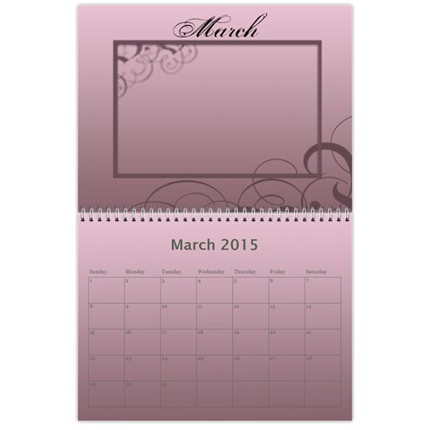Calendar 2015 By Carmensita Mar 2015