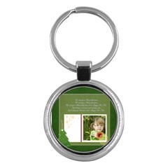 merry christmas - Key Chain (Round)