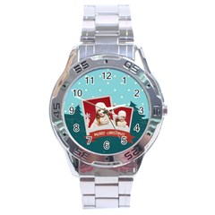 xmas - Stainless Steel Analogue Watch