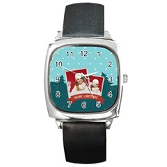 xmas, Christmas gift  - Square Metal Watch