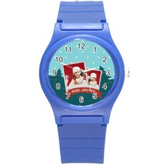 xmas - Round Plastic Sport Watch (S)