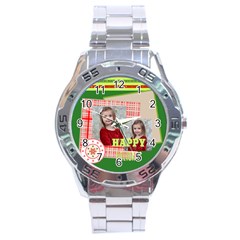 xmas - Stainless Steel Analogue Watch