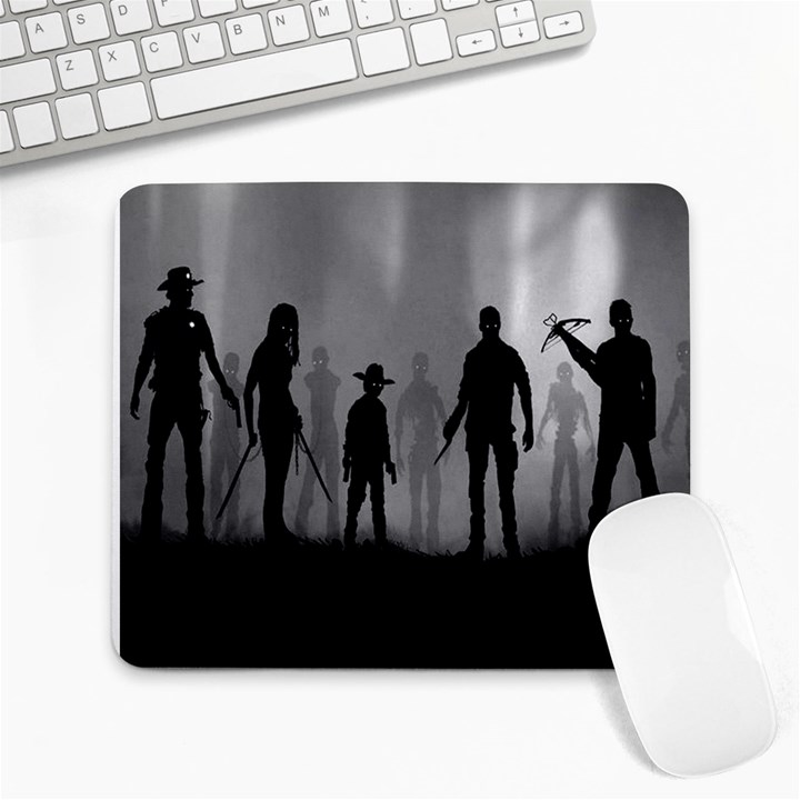 The Walking Dead Silhouette Large Mousepad