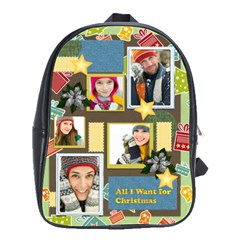 xmas - School Bag (Large)