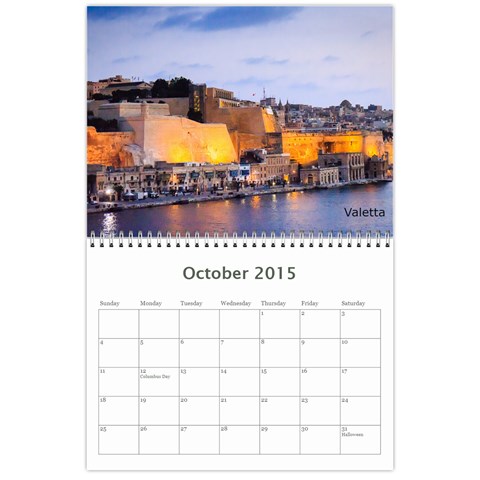 Calendar2015 By Paul Eldridge Oct 2015