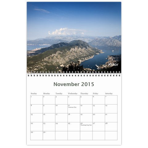 Calendar2015 By Paul Eldridge Nov 2015