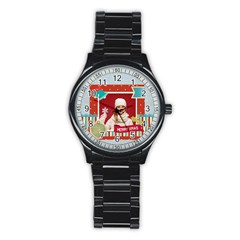 xmas - Stainless Steel Round Watch xmas - Stainless Steel Round Watch