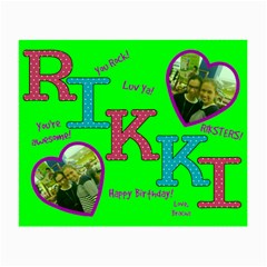 rikki bday - Small Glasses Cloth