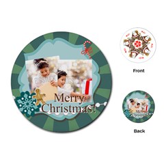 xmas - Playing Cards Single Design (Round)