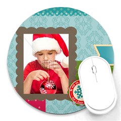 xmas - Round Mousepad