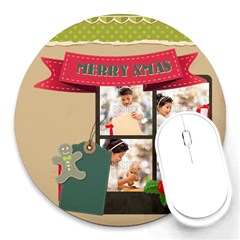 xmas - Round Mousepad