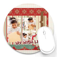 xmas - Round Mousepad