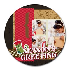 xmas - Round Mousepad