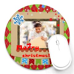 xmas - Round Mousepad