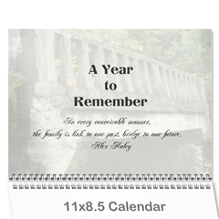 family calendar 2015 - Wall Calendar 11  x 8.5  (12-Months)