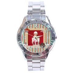 xmas - Stainless Steel Analogue Watch