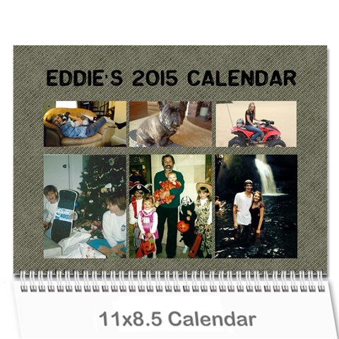 Eddies 2015 Calendar By Katy Cover